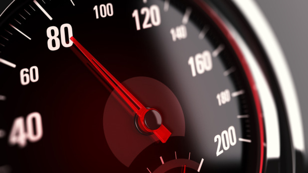 Speedometer, Speed Limit at 80 km per hour