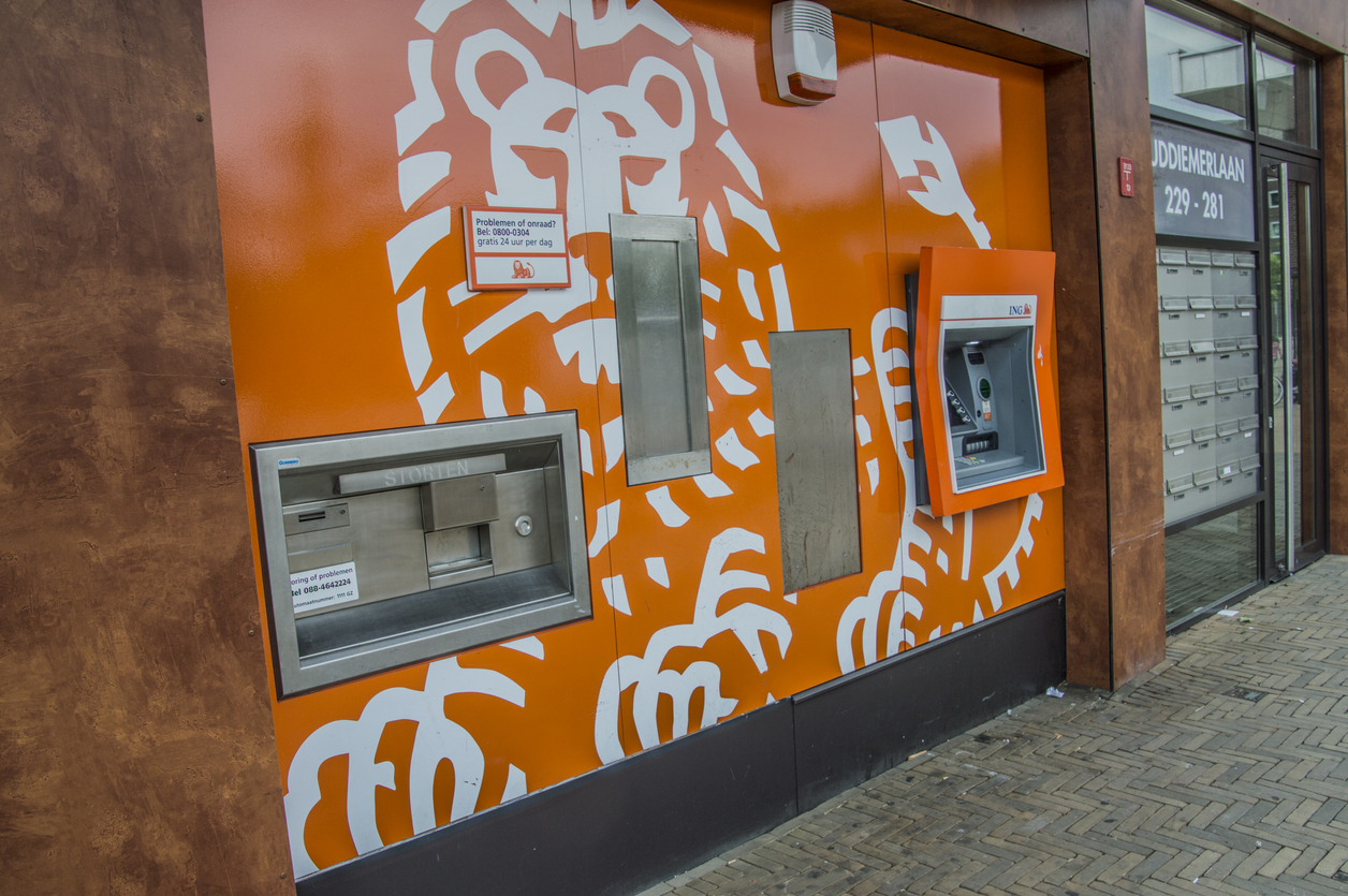 ING Bank ATM And Outside Service Center At Diemen The Netherlands 2018