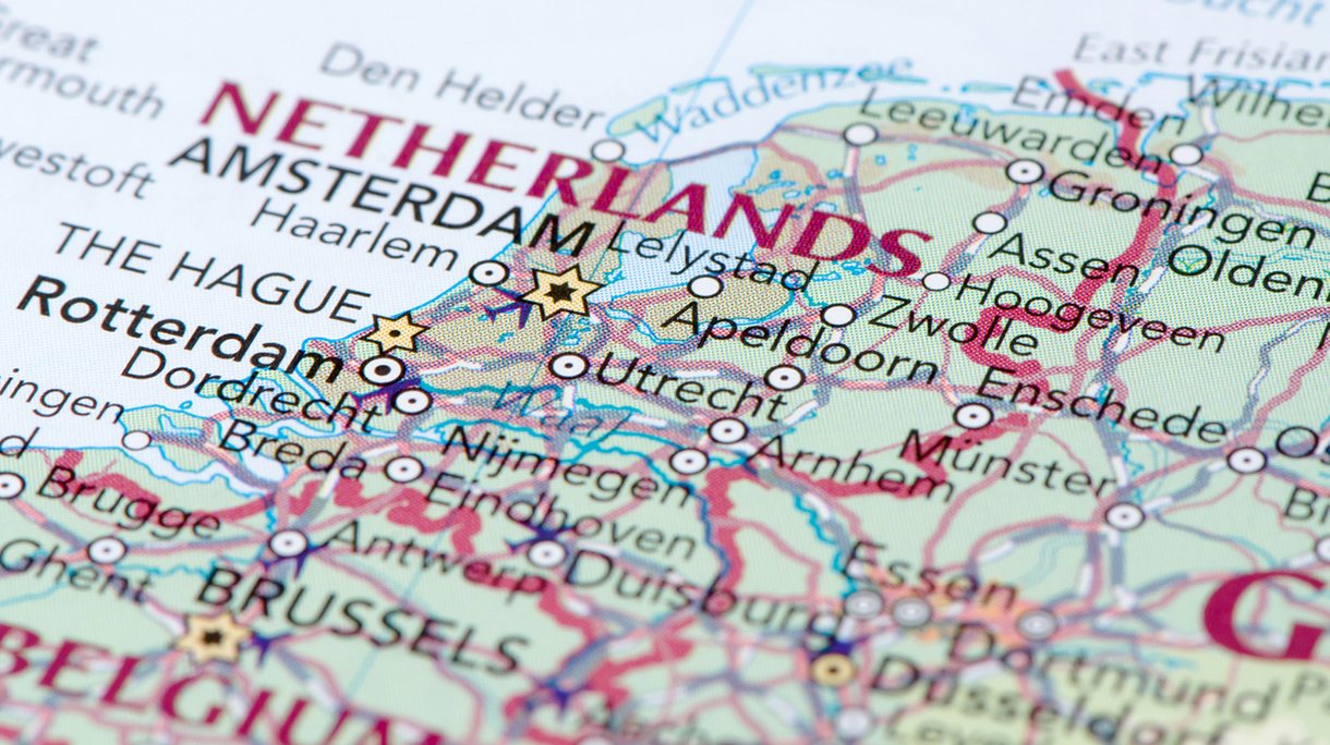 Netherlands map