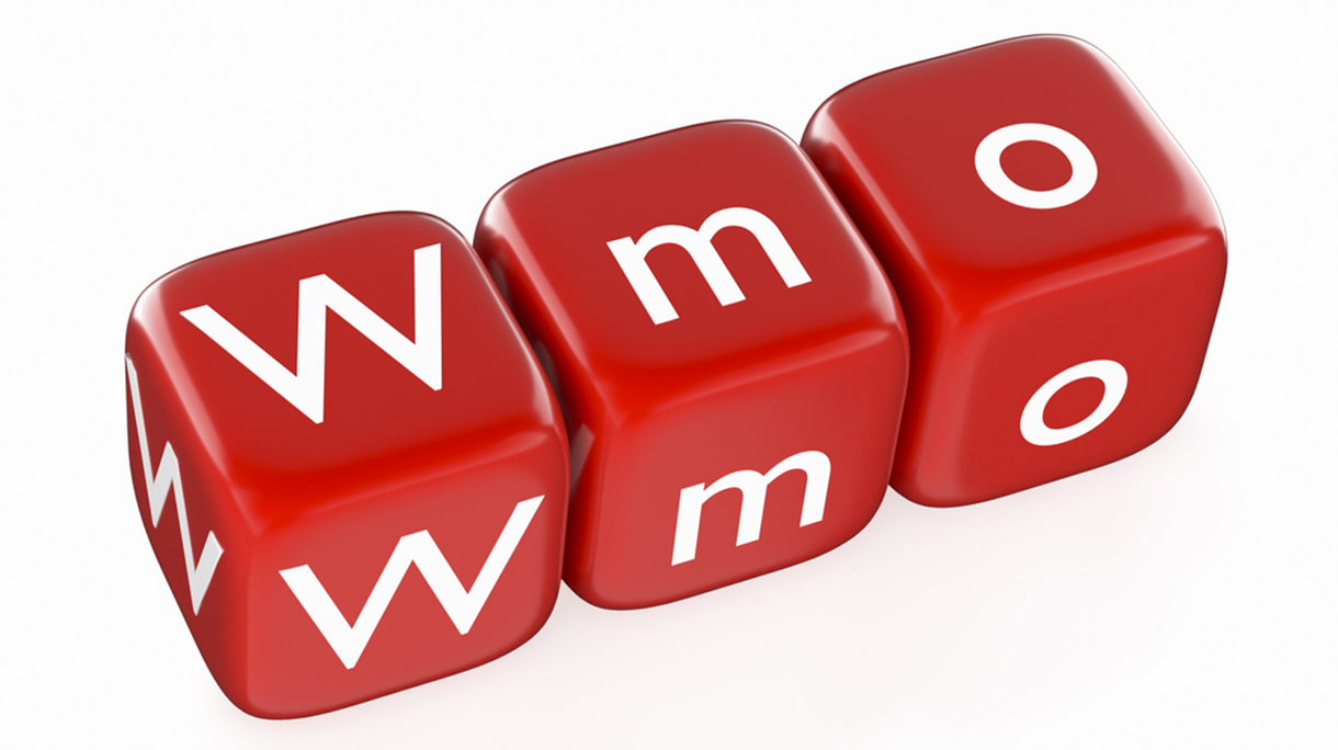 Wmo Symbol on Red Dice