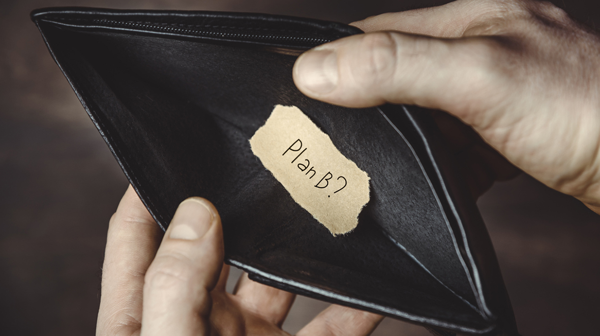 Empty wallet