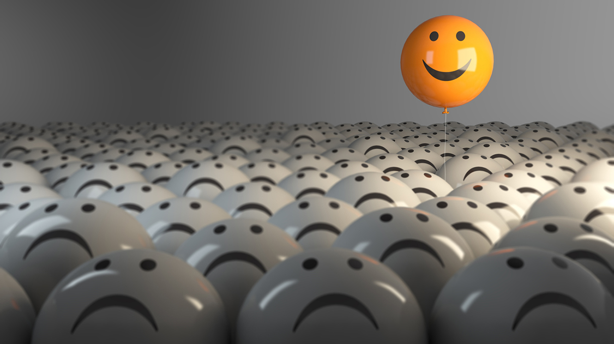Standing Out From The Crowd With Smiling Sphere