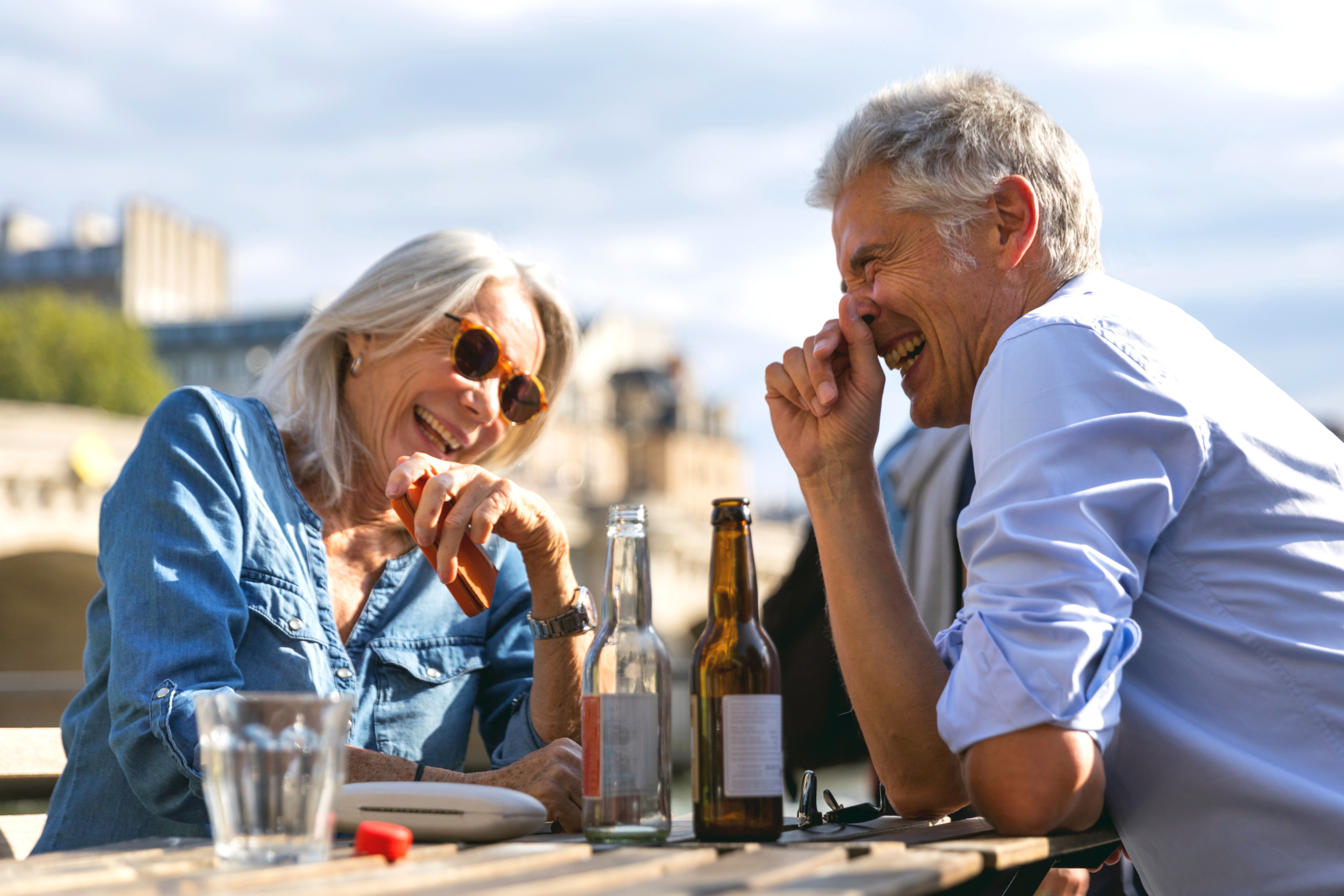 Remembering our great experiences – Seniors having fun drinking