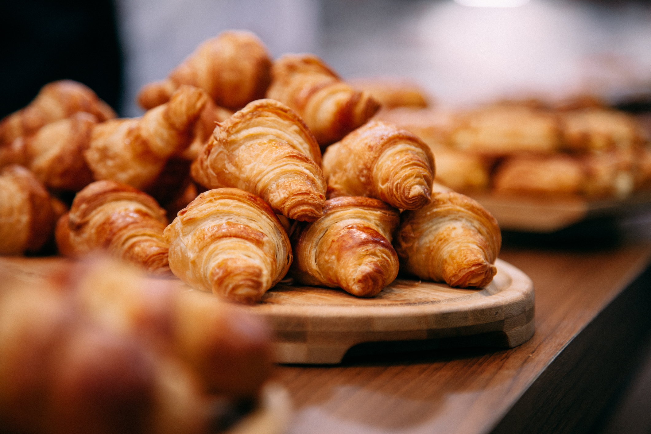 French Boulangerie – fresh croissant for sale