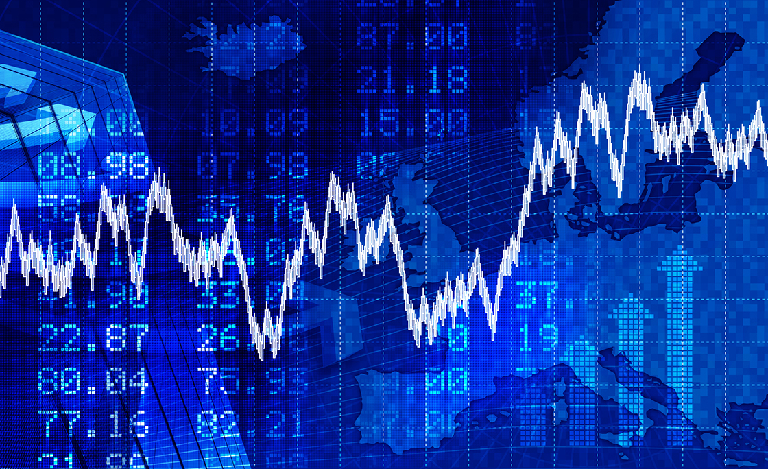 Financial stock exchange background