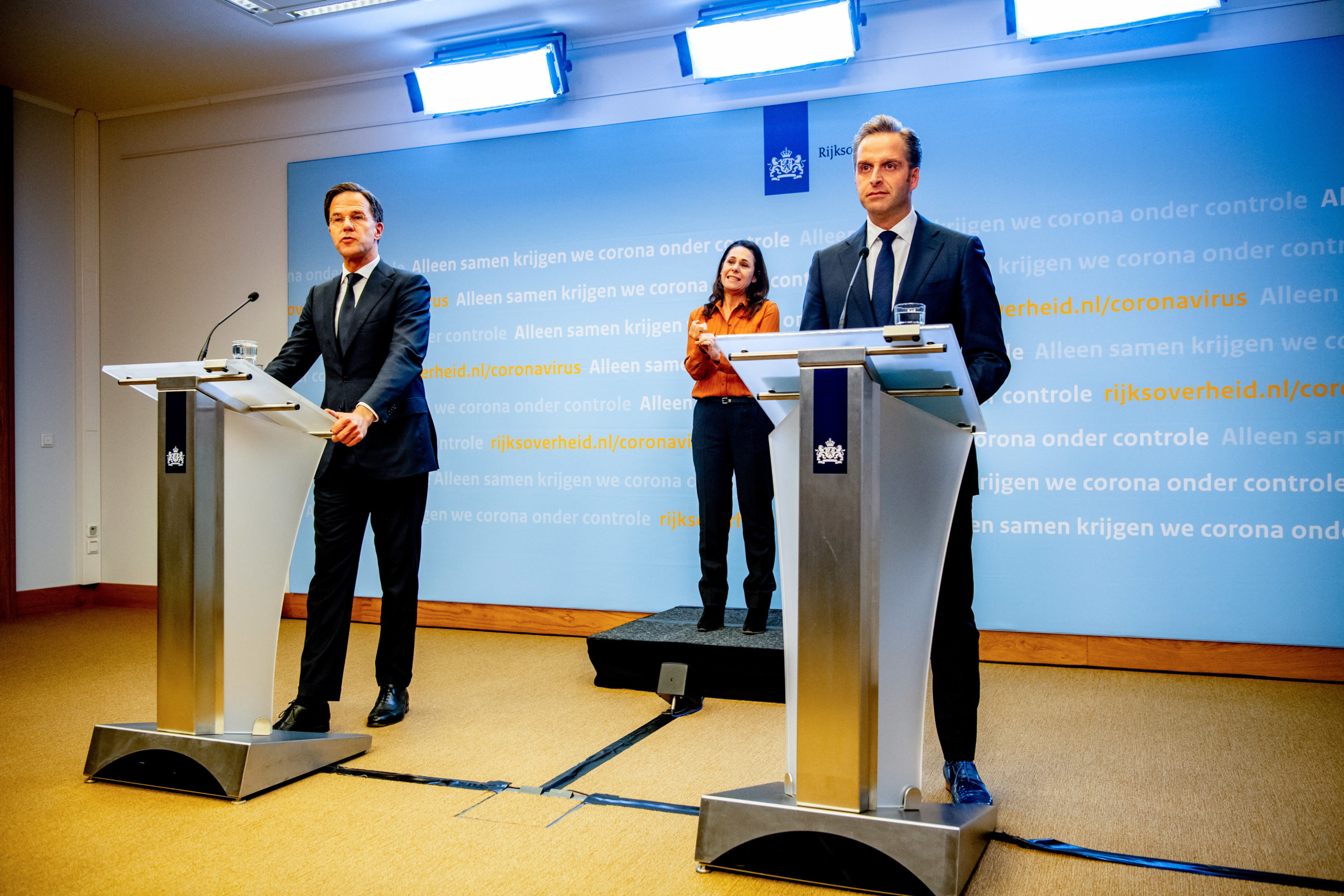 Prime Minister, Mark Rutte and Minister of Health, Welfare