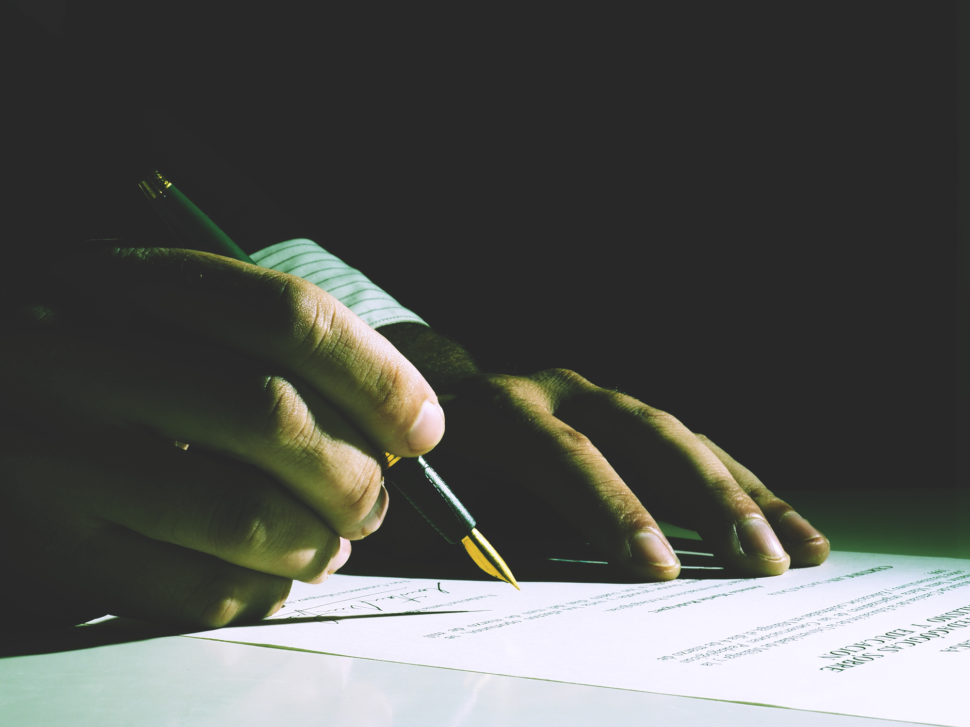 Signing…