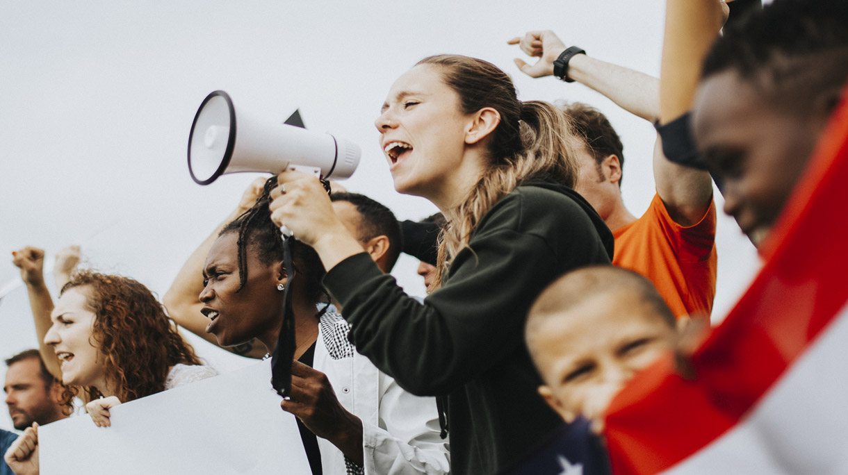 Group of American activists is protesting