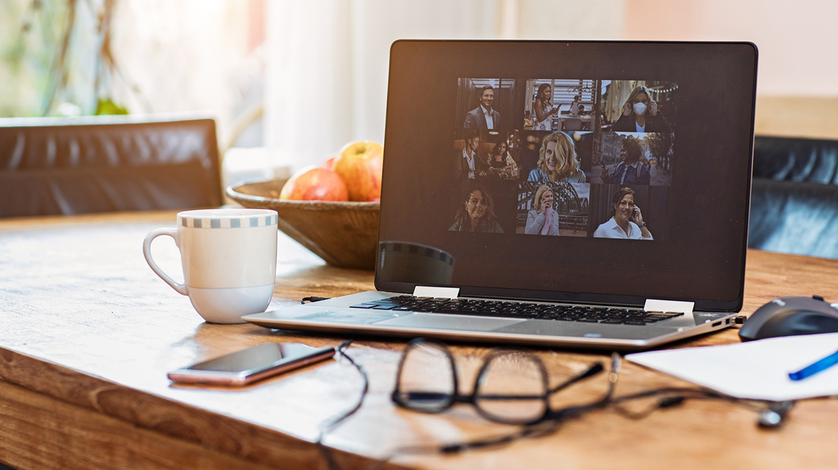 Home Office Set Up for Webinar and Teleconference
