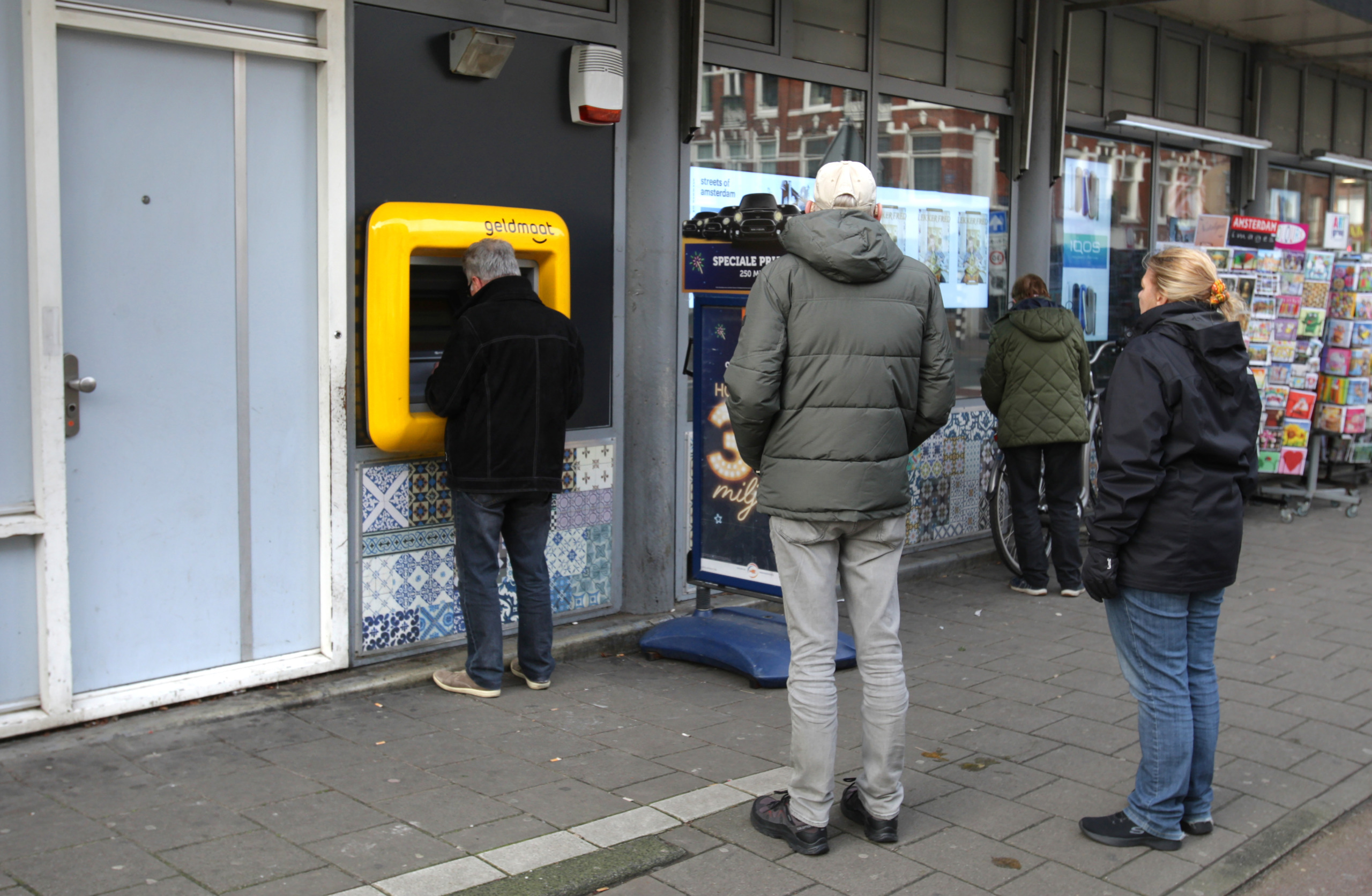 Security Measures ATM Machine In Amsterdam