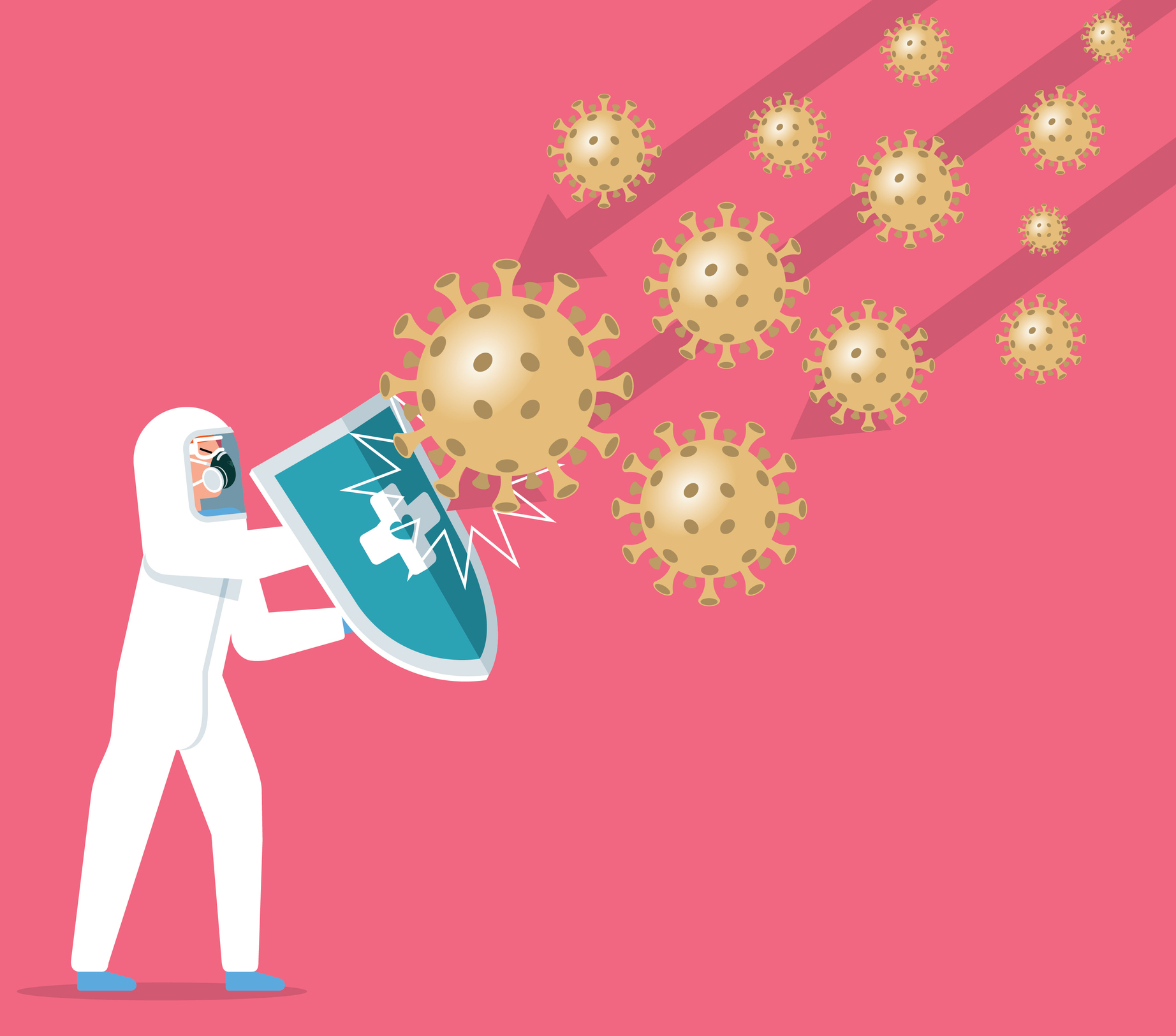 Hygienic shield – coronavirus