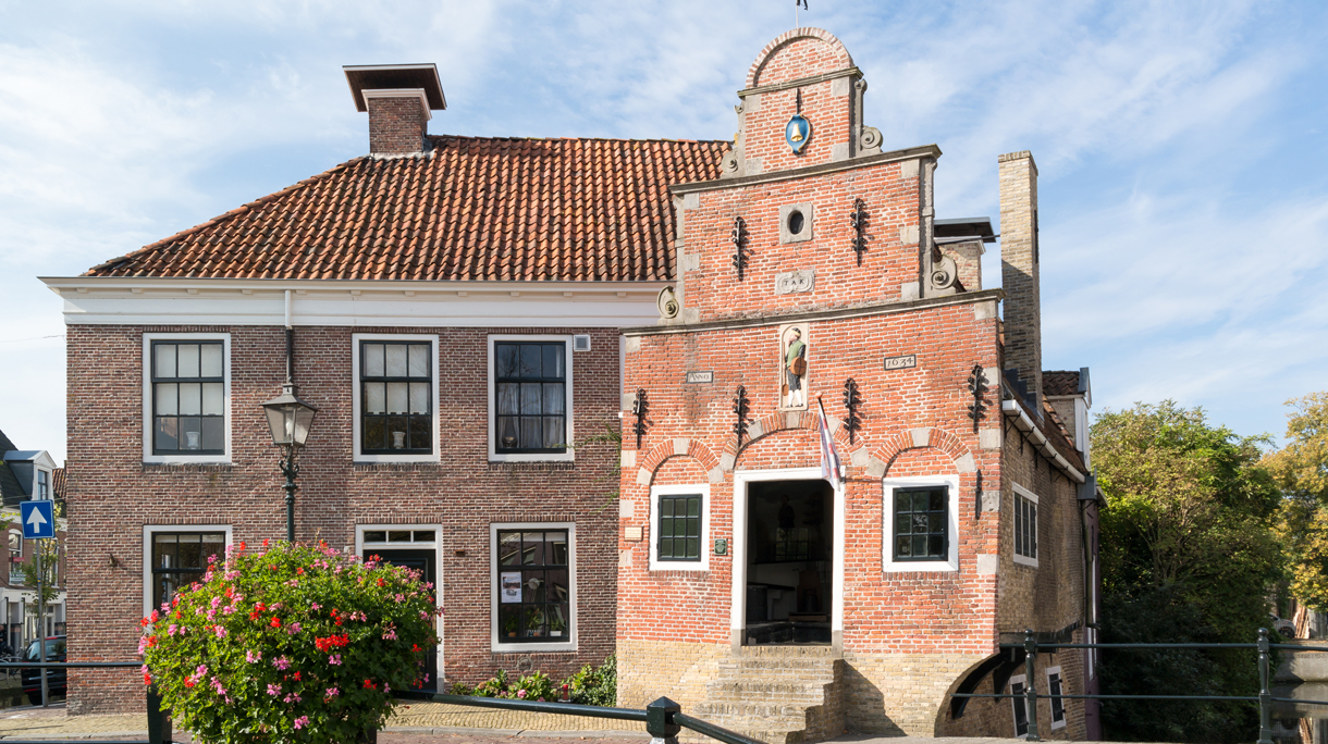 Old house in Franeker, Netherlands