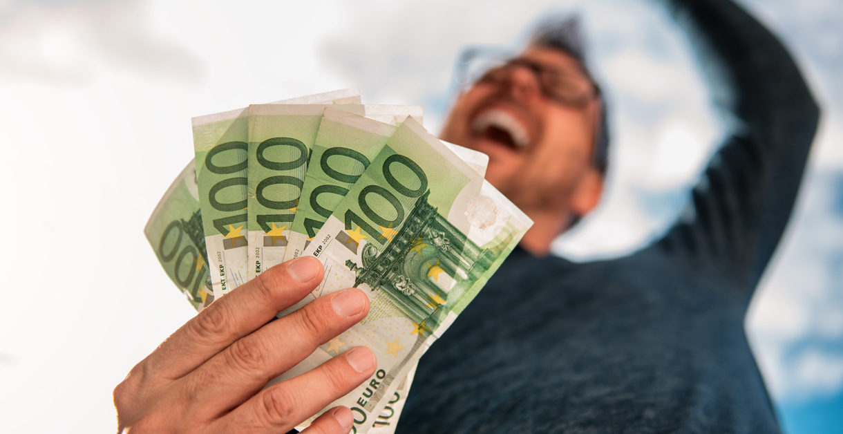 Man Holding Money