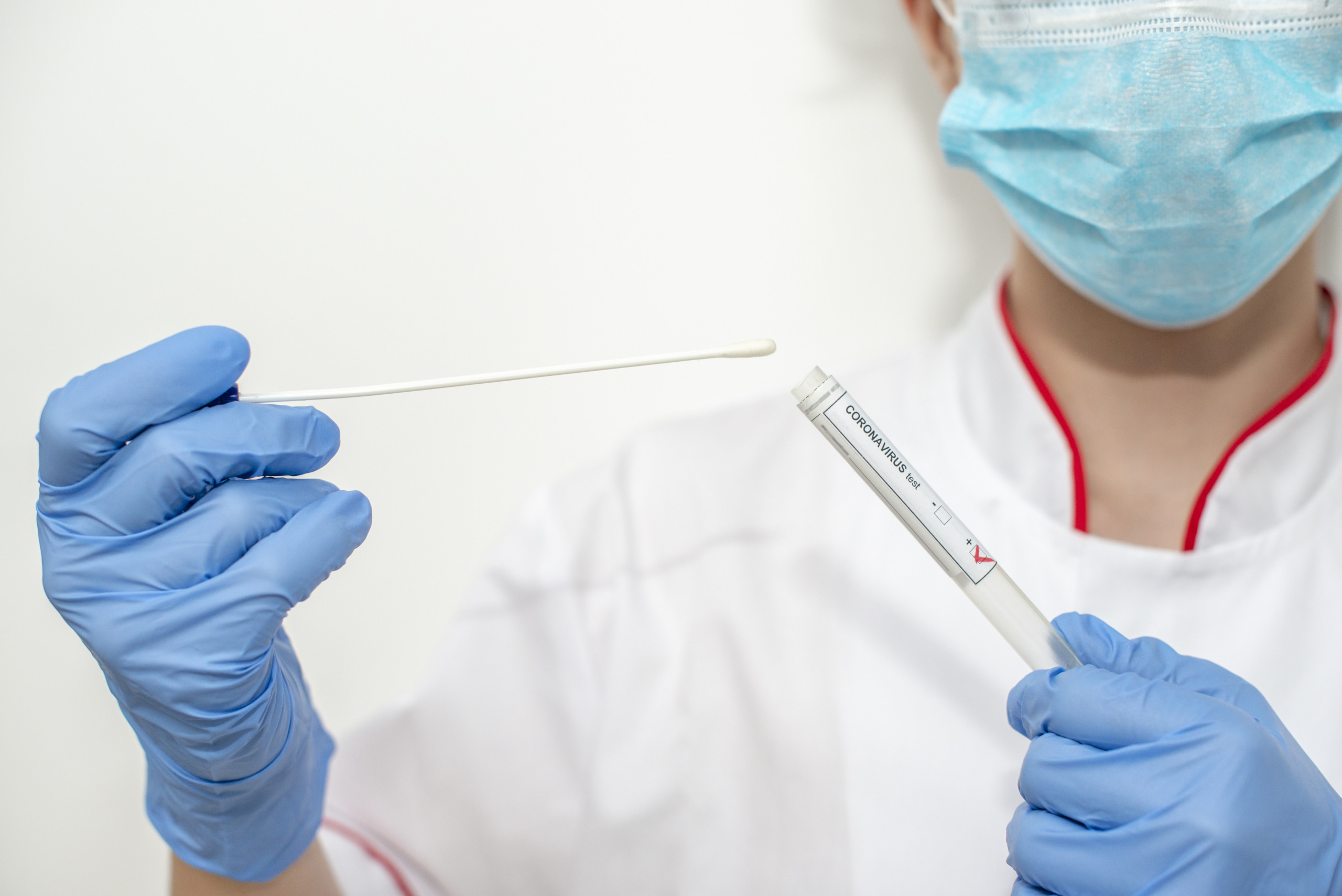 Coronarovirus, COVID-19, Test tube for Coronavirus 2019-nCOV analysis
