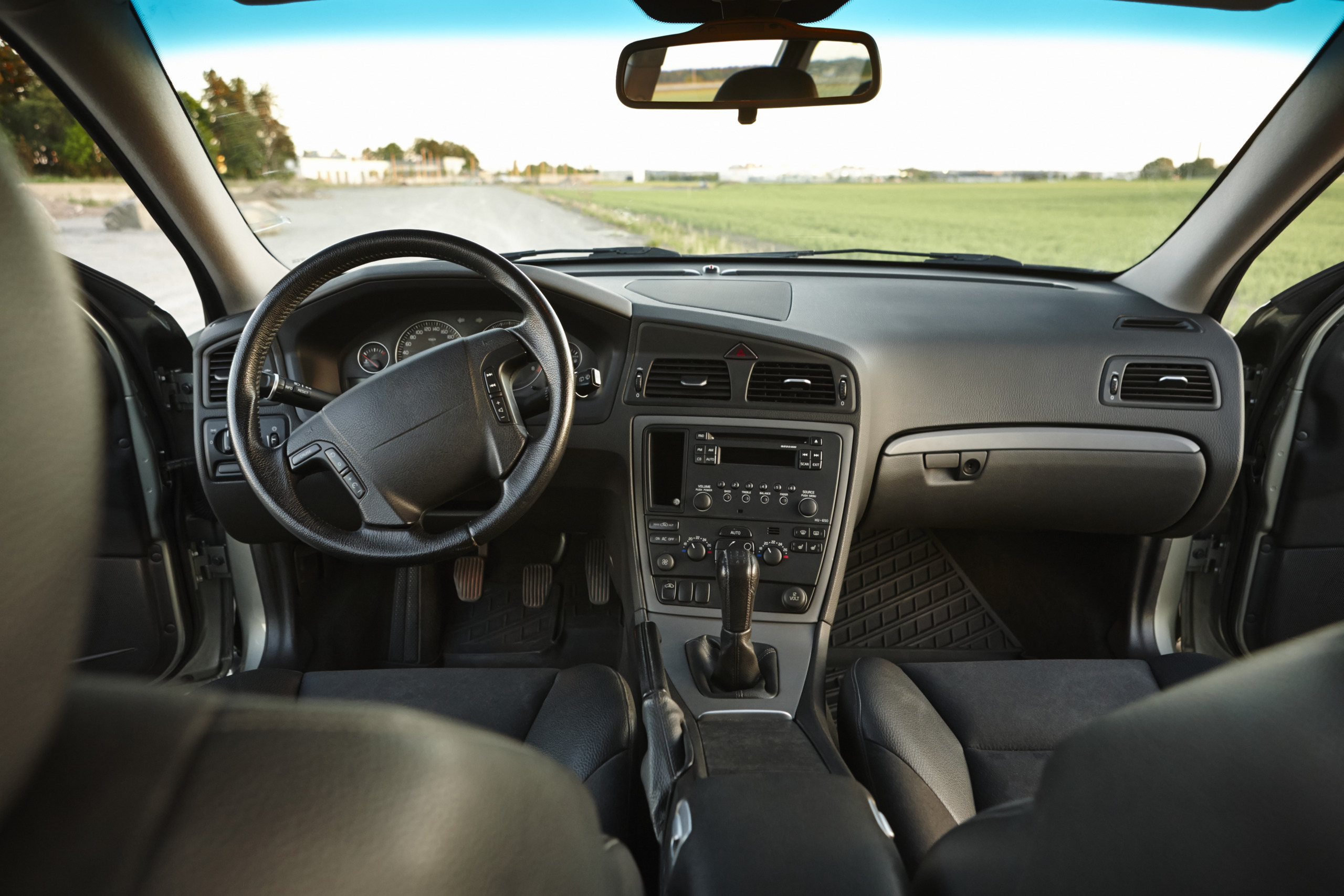 View of car interior