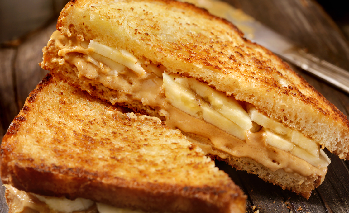Grilled Peanut Butter and Banana Sandwich