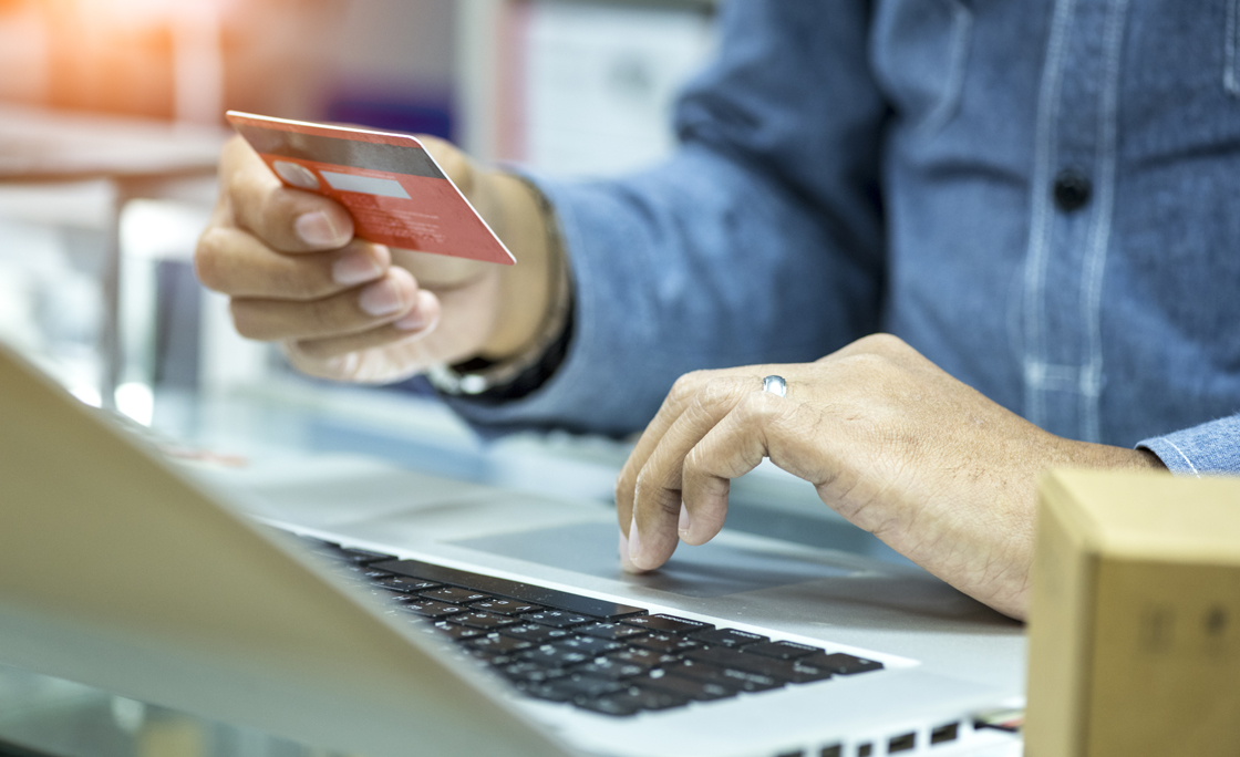 Internet mobile banking and internet of things concept