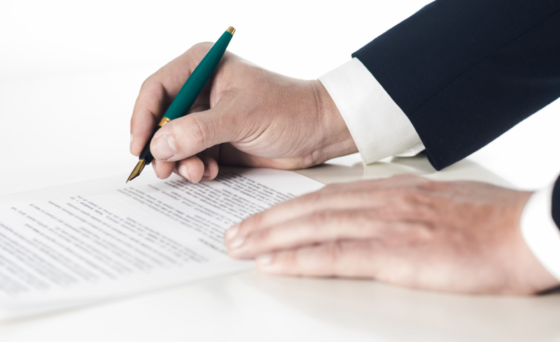 Signing…
