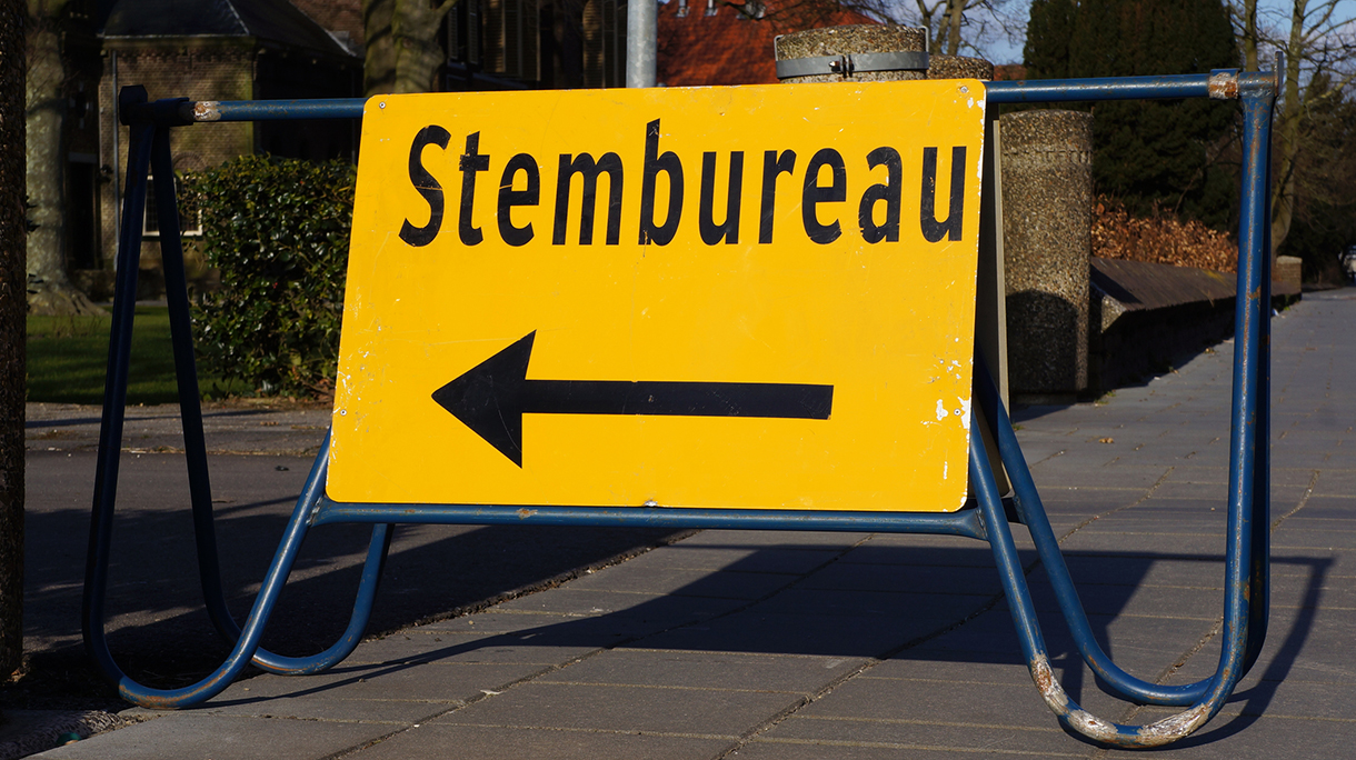 Dutch voting office sign (stembureau)
