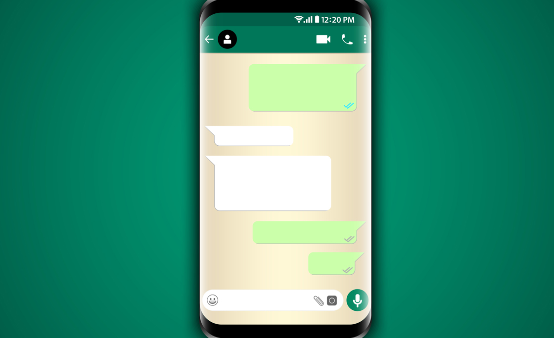 Whatsapp chat inside samsung galaxy phone