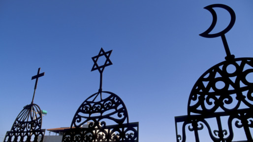 Symbols of Christianity, Judaism and Islam