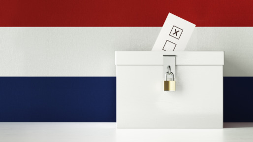 Dutch Presidential and Legislative Elections Concept