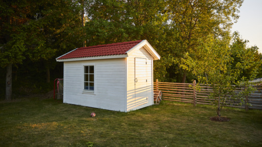 Wooden shed