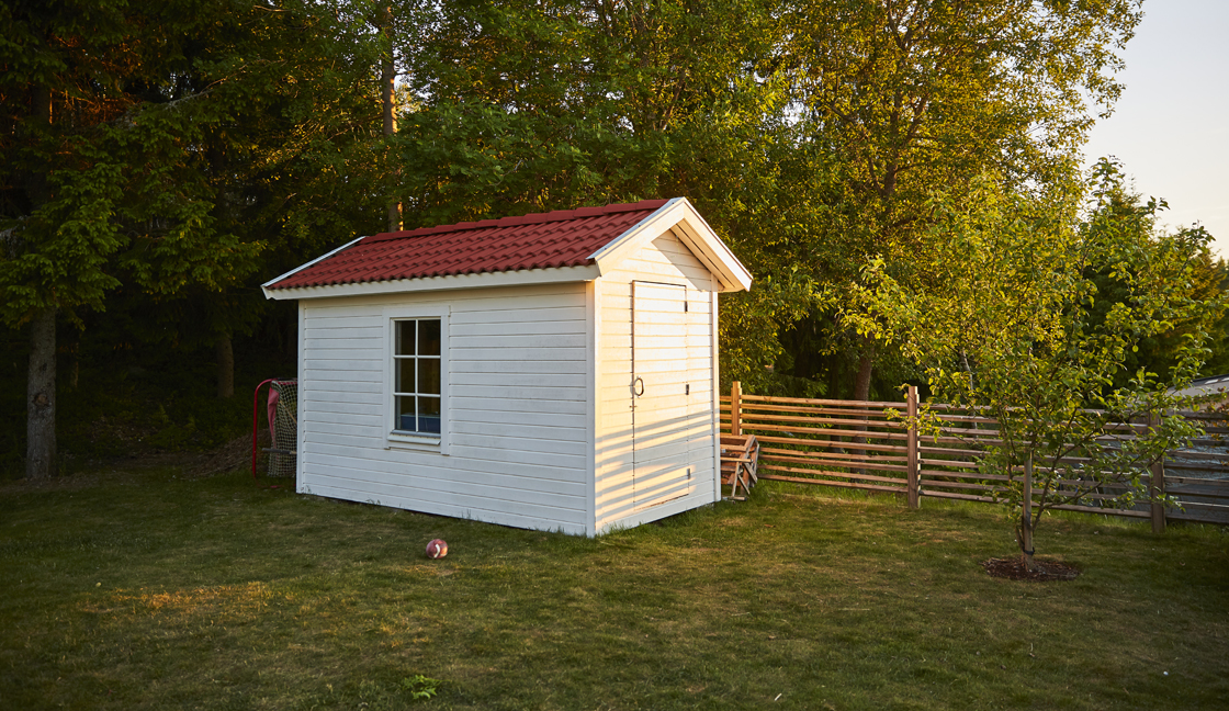 Wooden shed