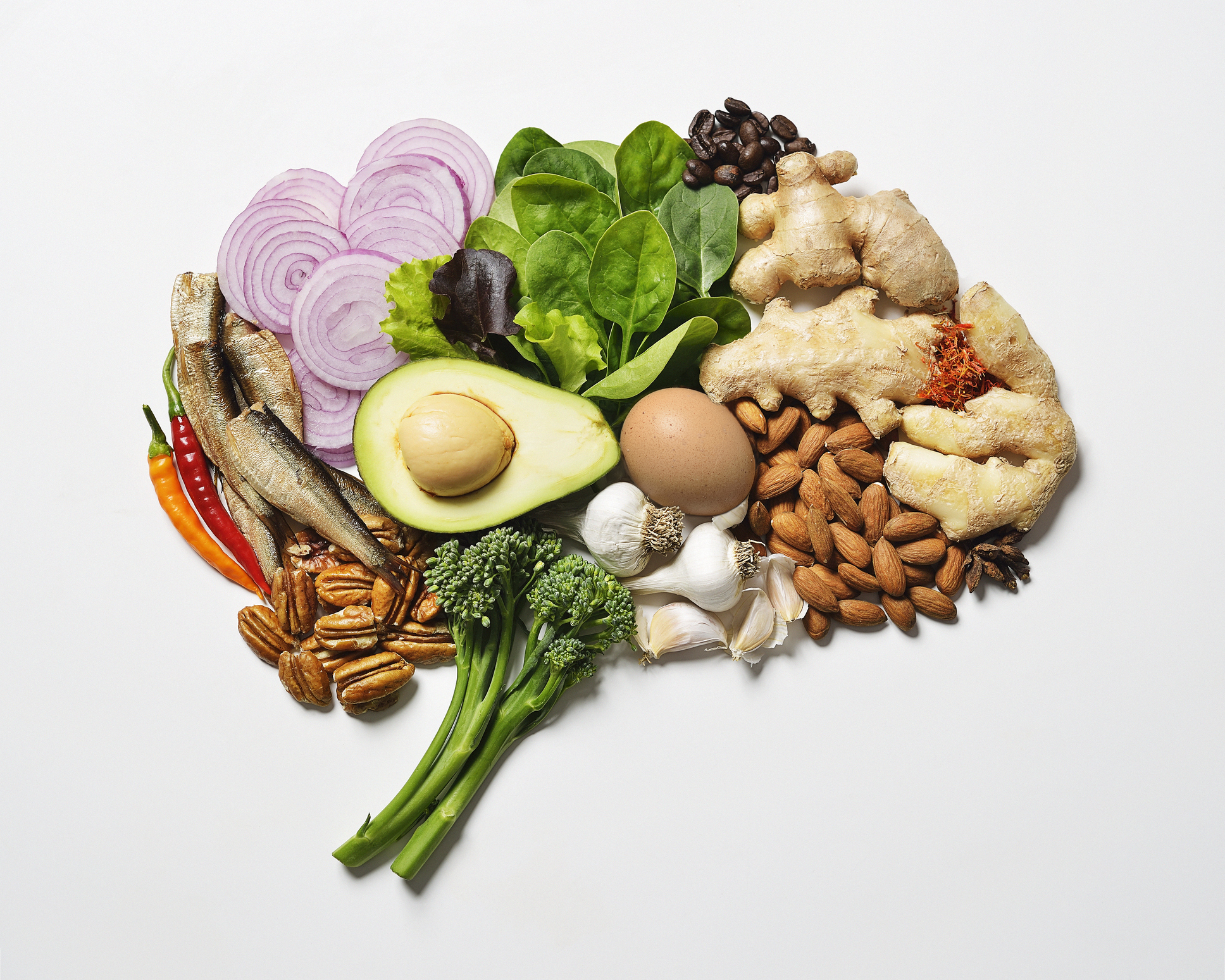 Brain food resembling a brain.