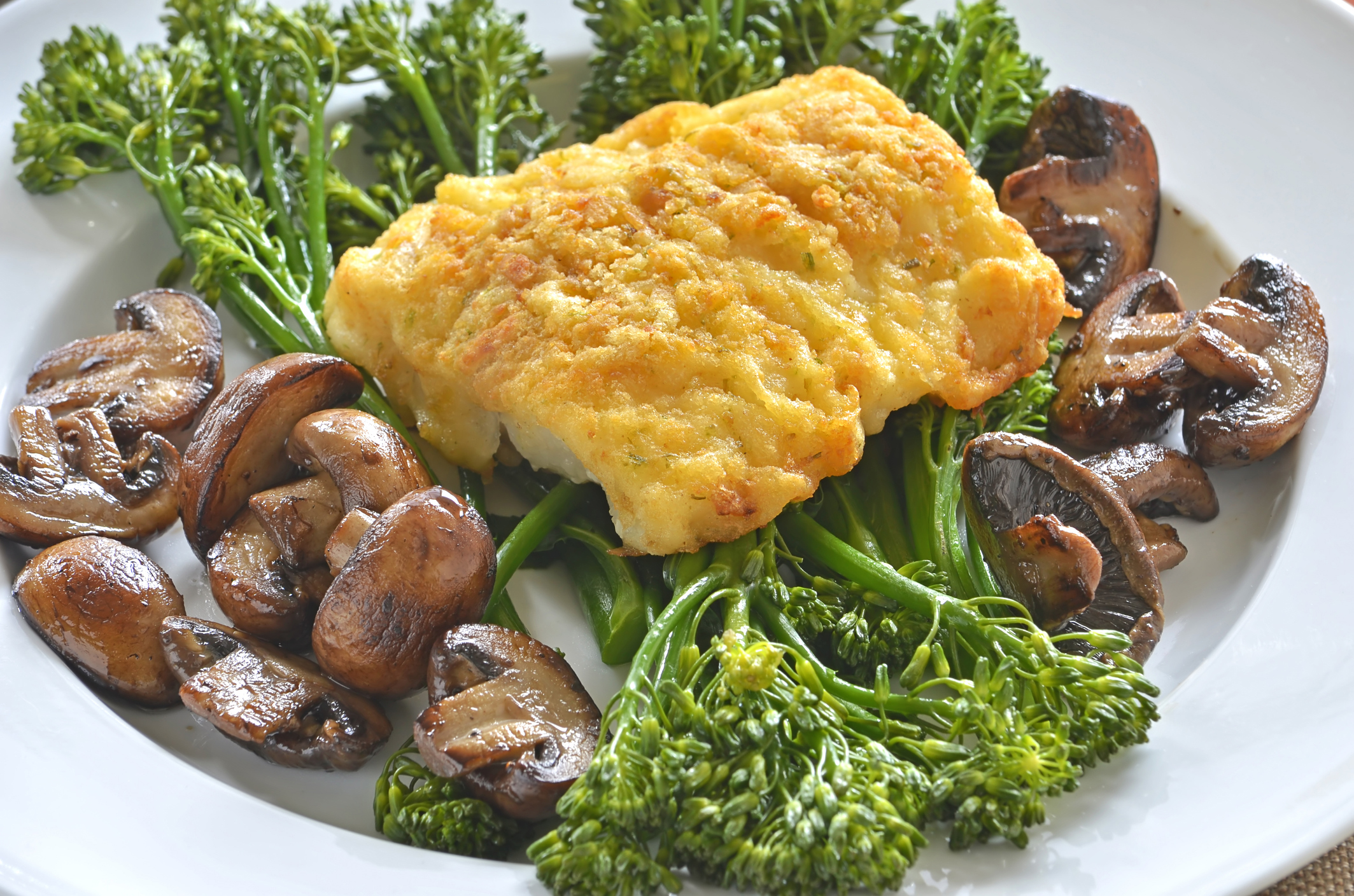 Baked cod with vegetables