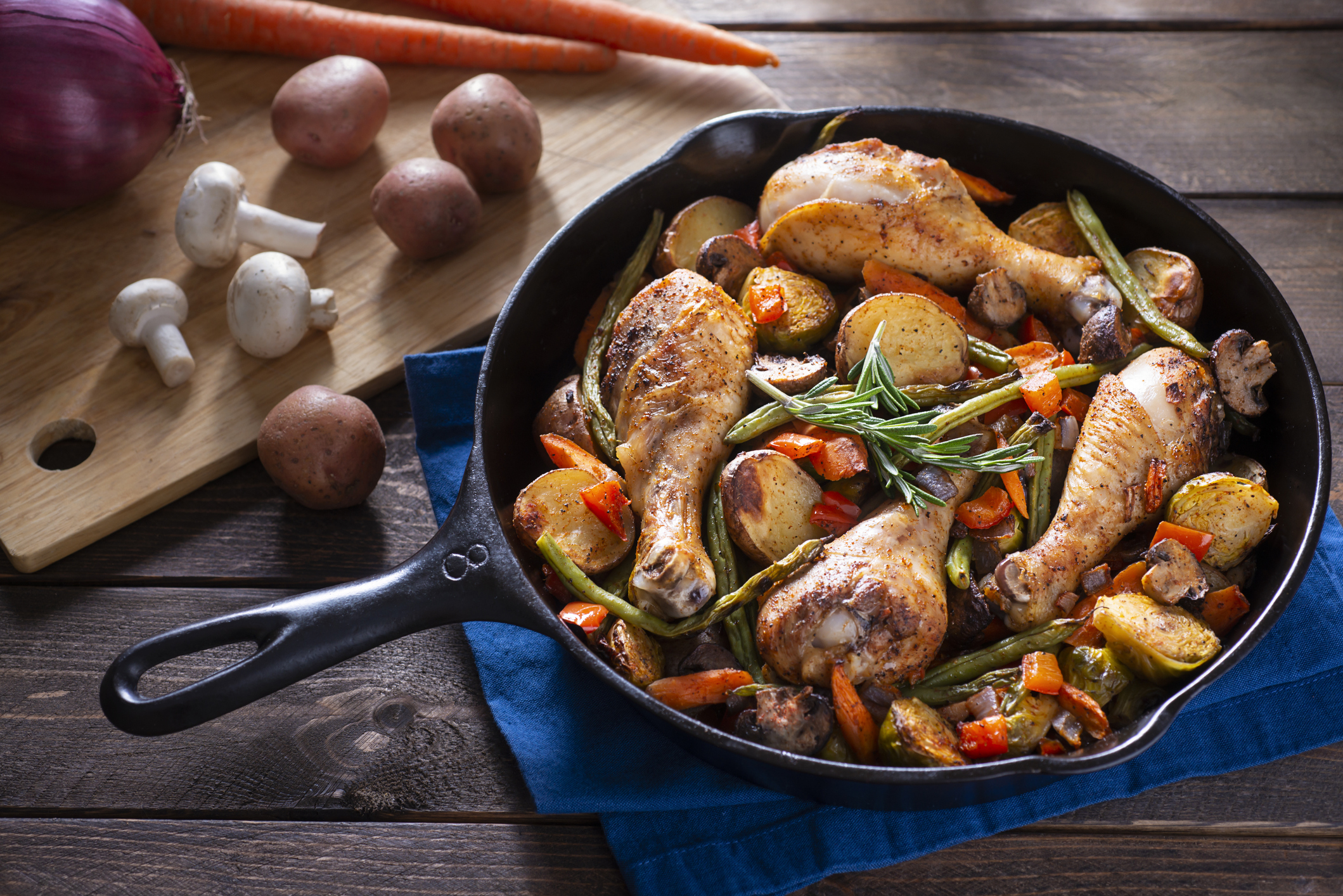 Skillet Chicken And Vegetables