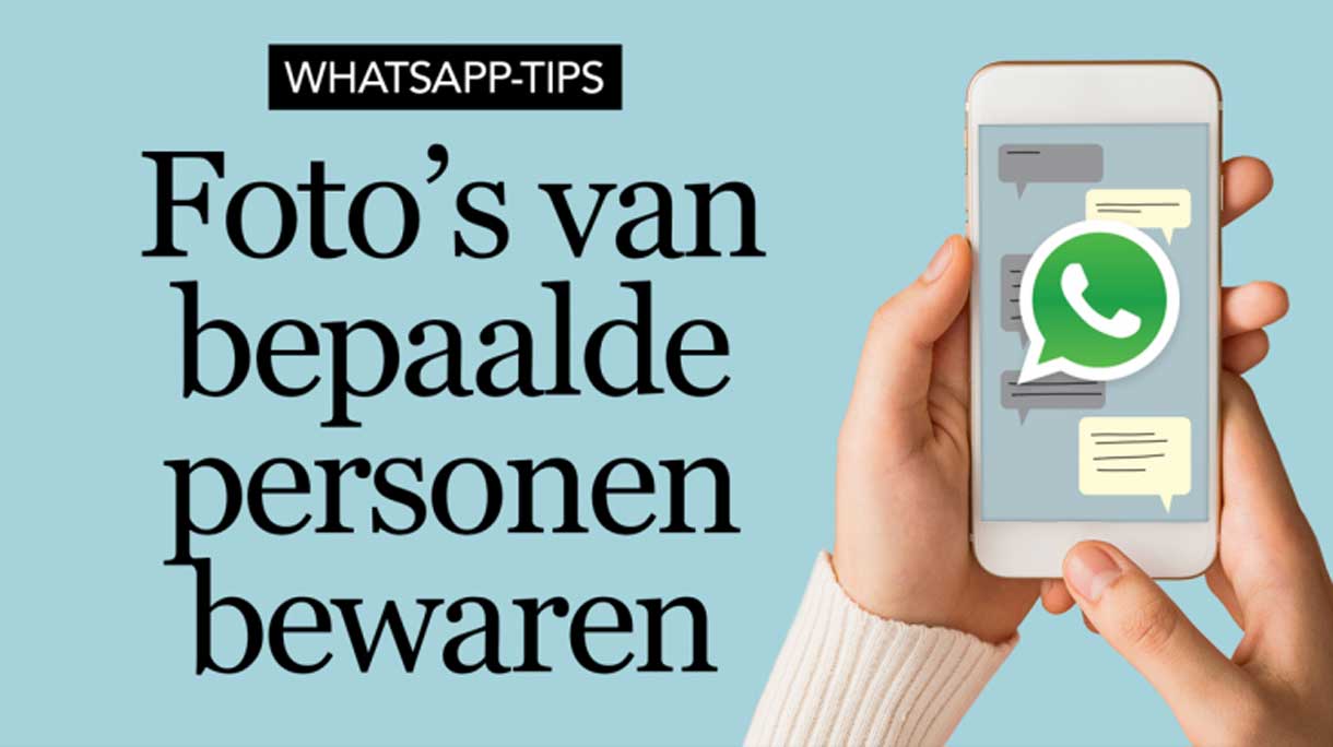 Foto's van bepaalde personen bewaren
