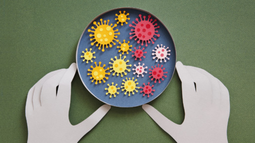 Concept of coronavirus testing