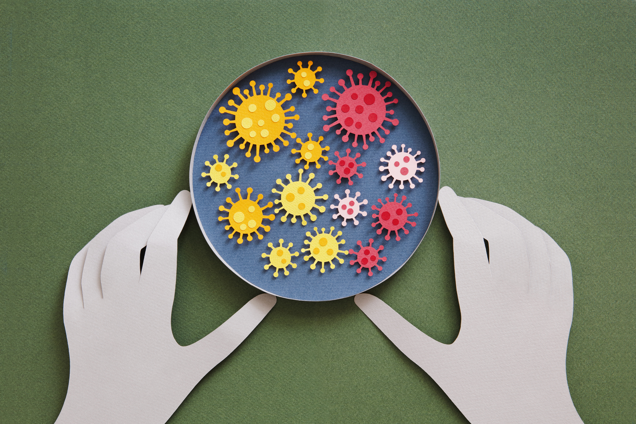Concept of coronavirus testing