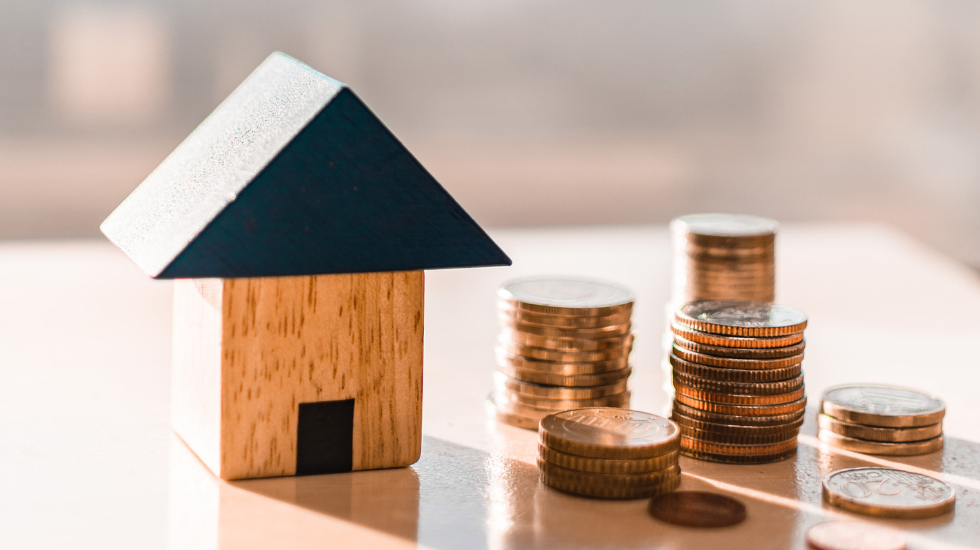 Home concept,Home savings,Selling home,Money and house
