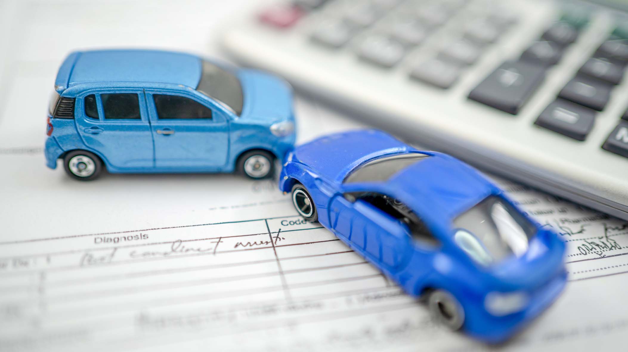 Concept for car insurance and financial.
