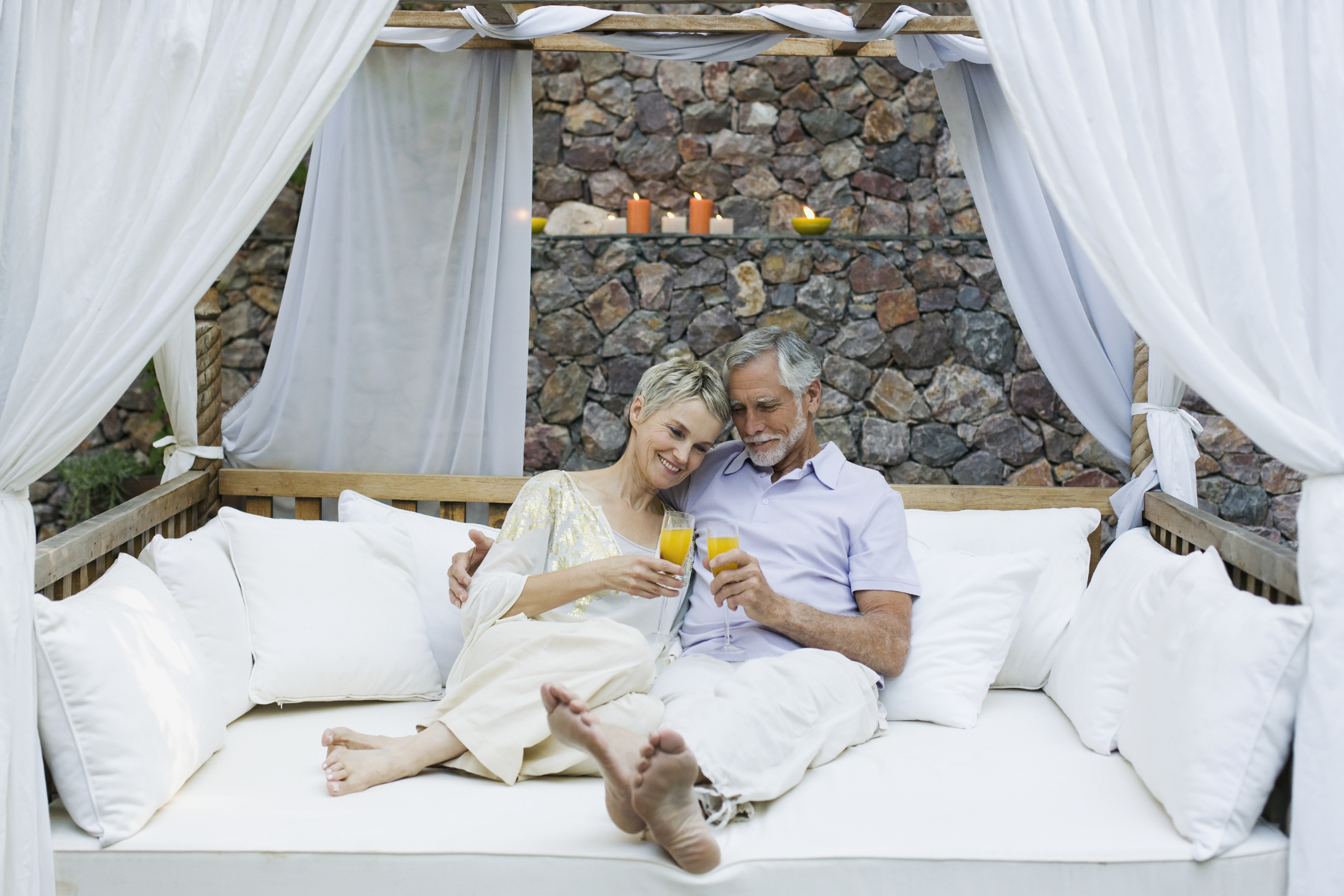Couple relaxing