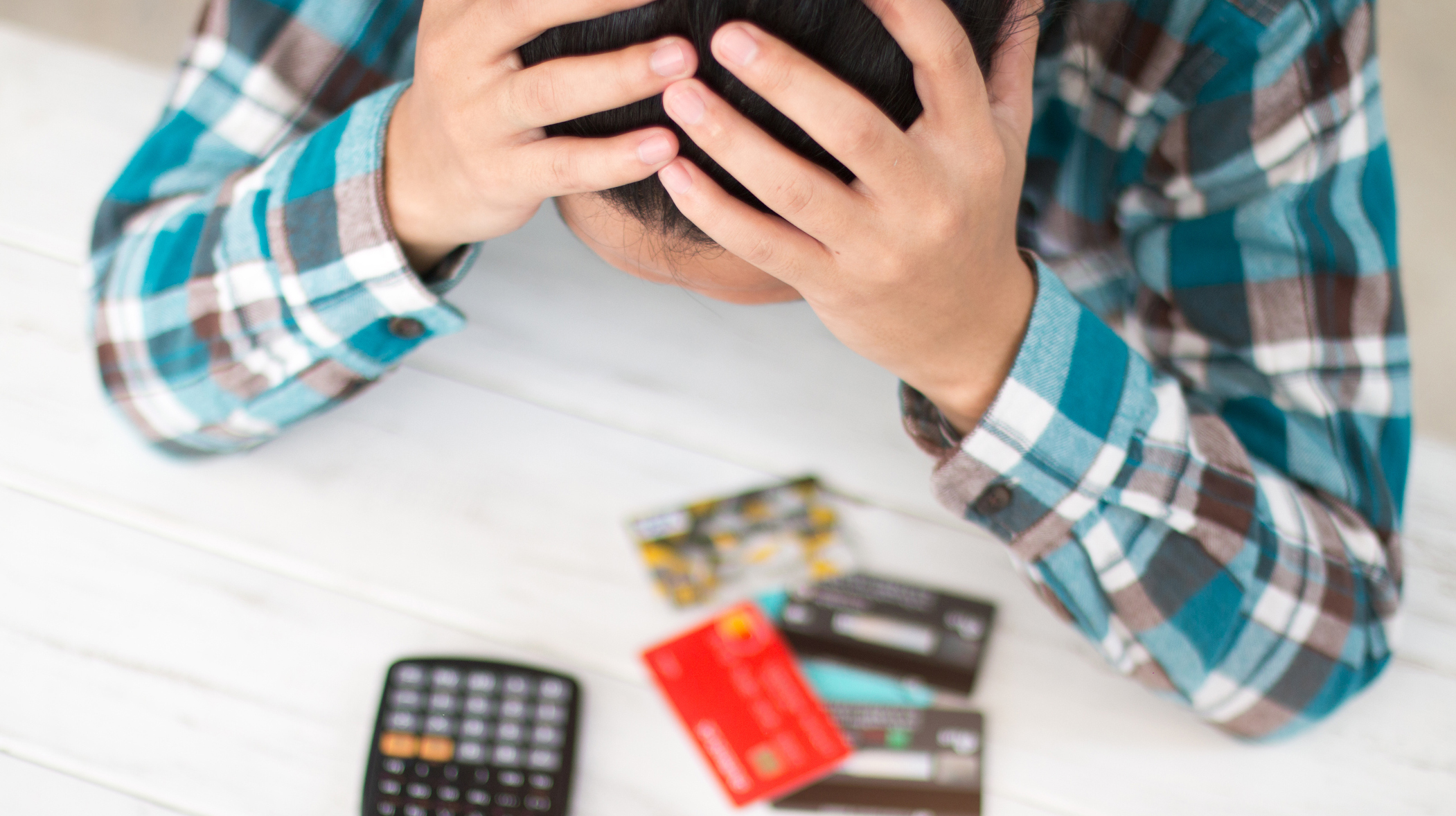Businesses stress with credit cards.