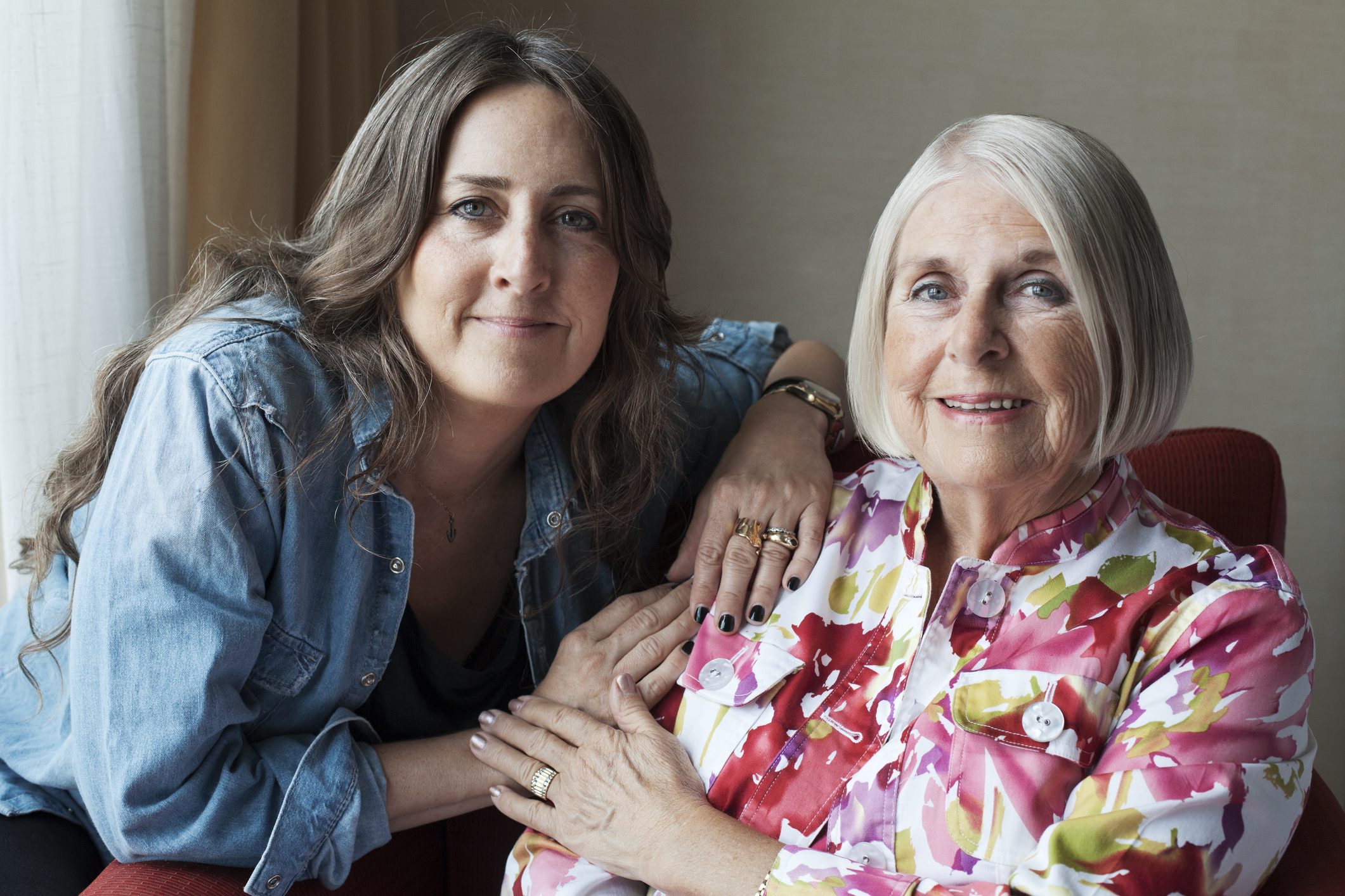 Mother and daugter portrait