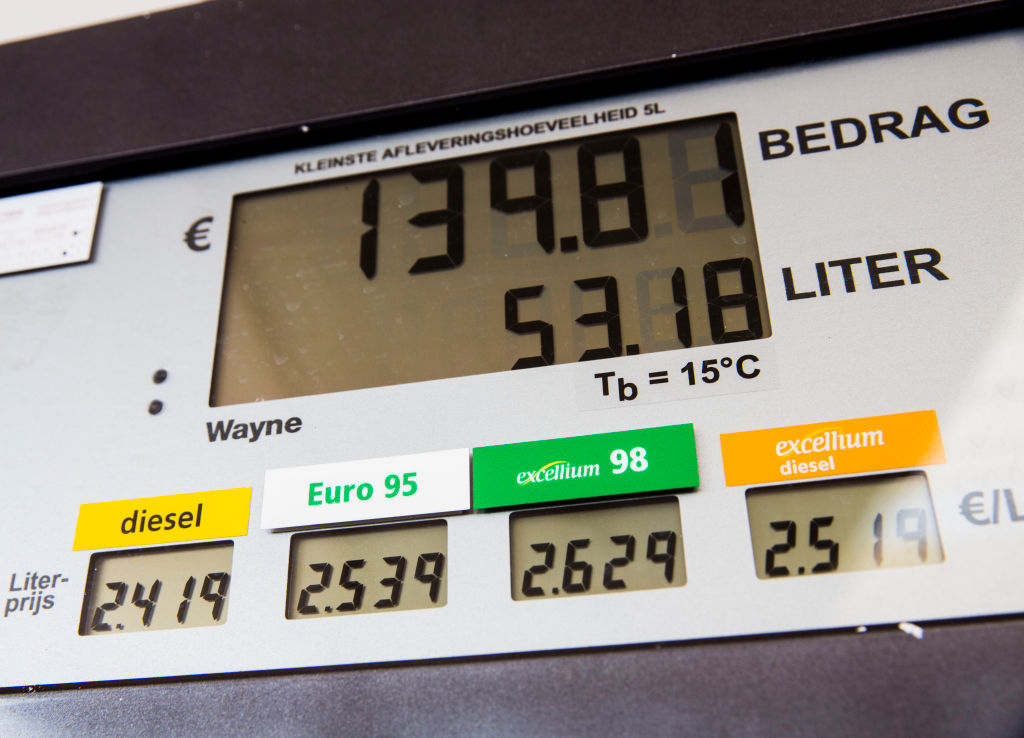 Record Gas Prices Break EURO 2,50 Barrier in The Netherlands