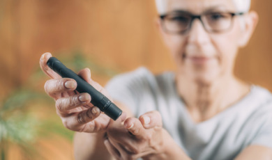 Diabetes blood sugar test at home