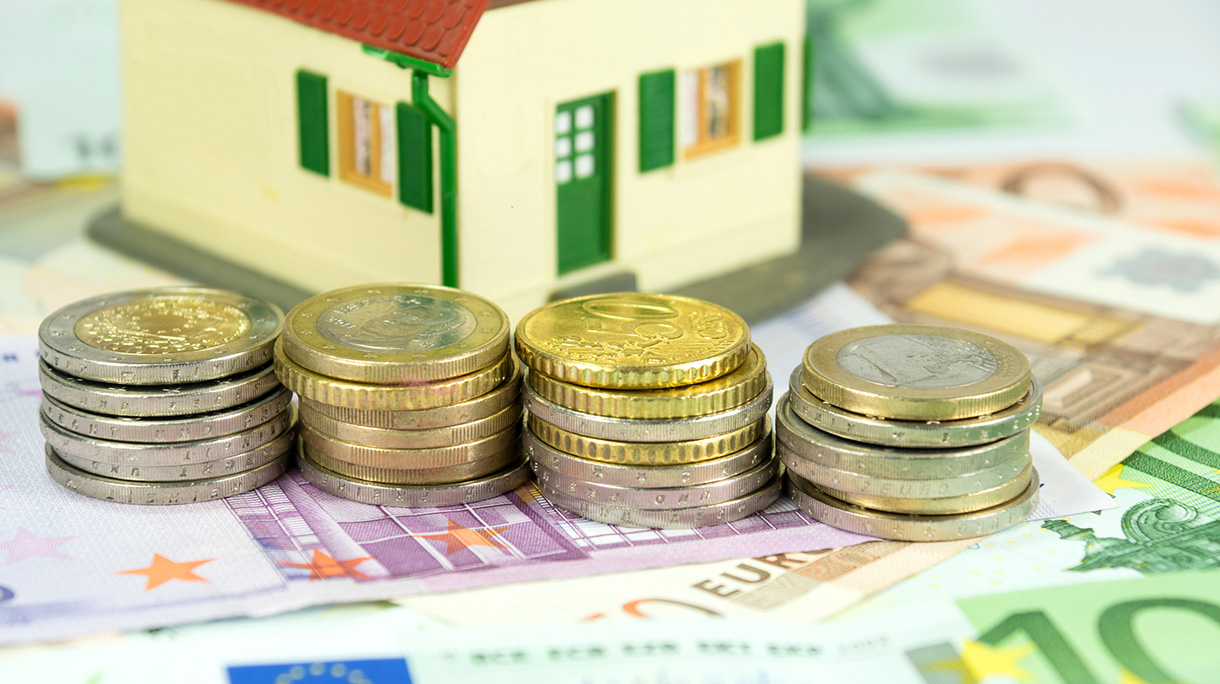 Cash and a house
