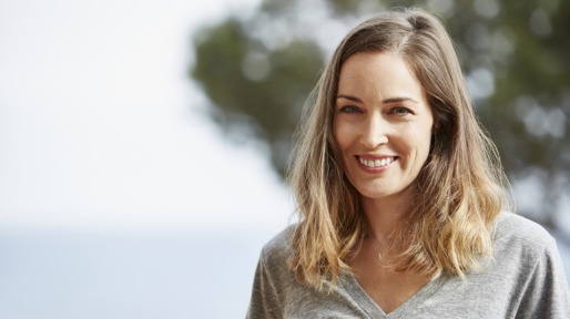Portrait of mature woman smiling