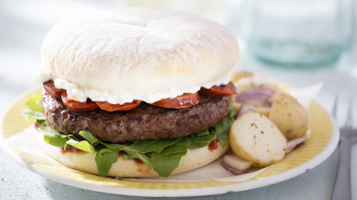 Hamburger met chorizo