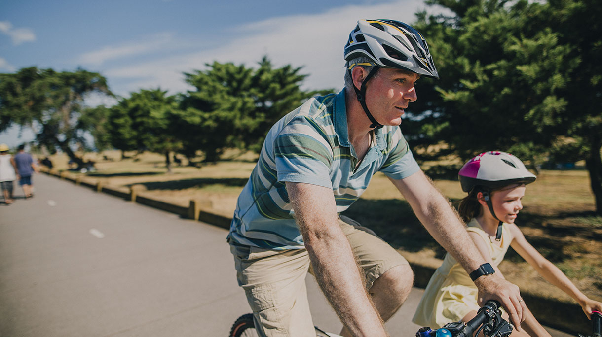 Zomer heet fietsen