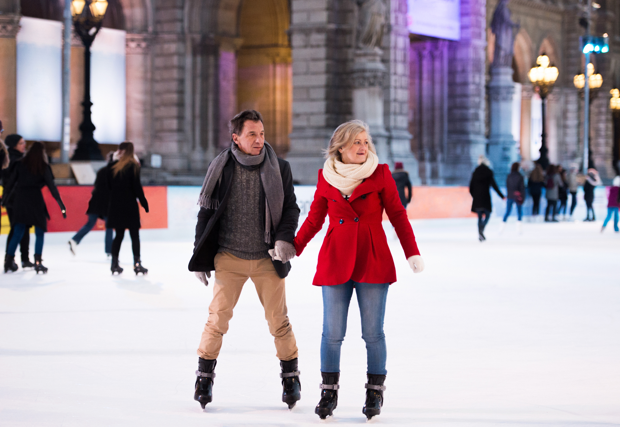 Kerstmarkt schaatsbaan
