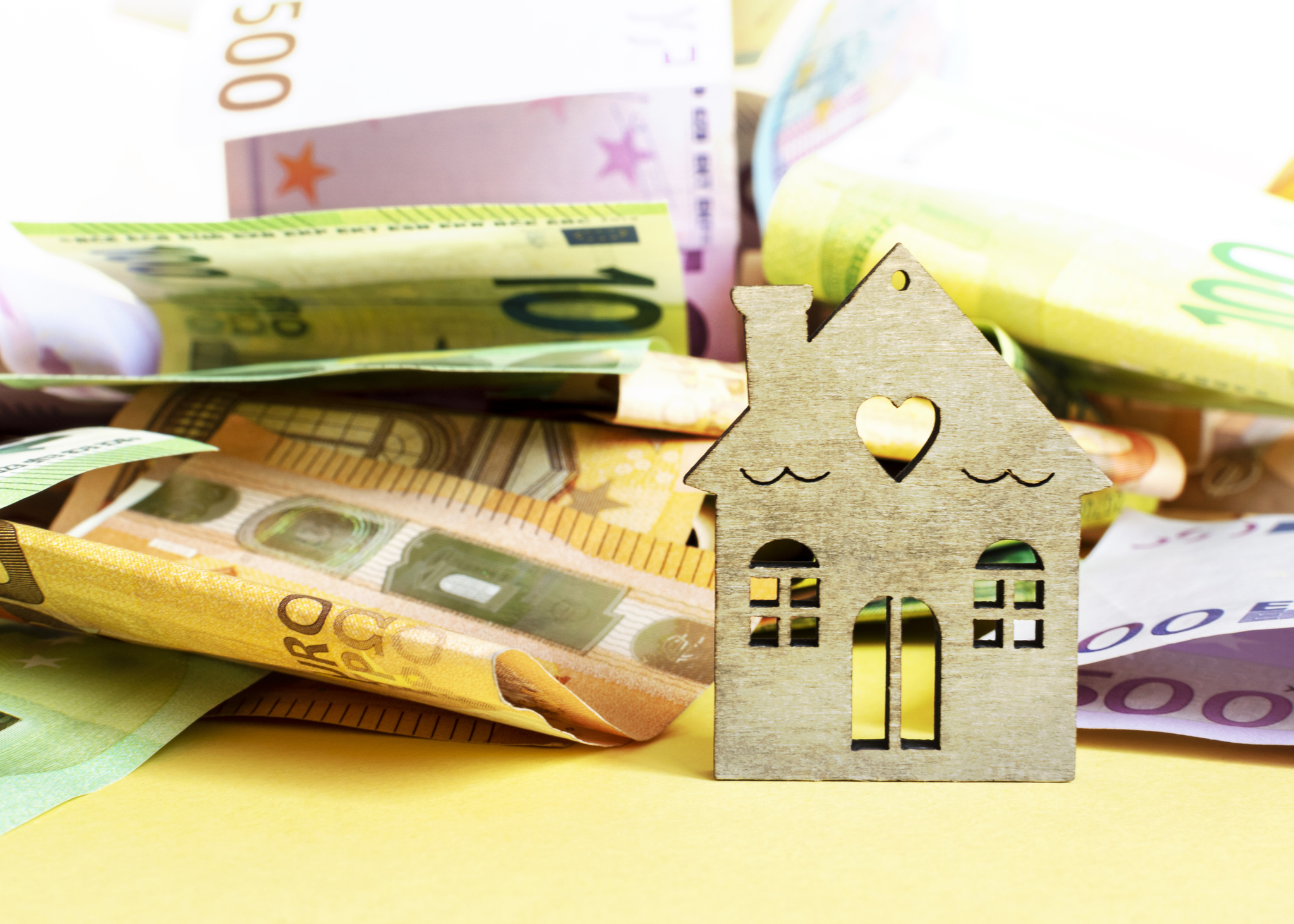 Huis hypotheek euro