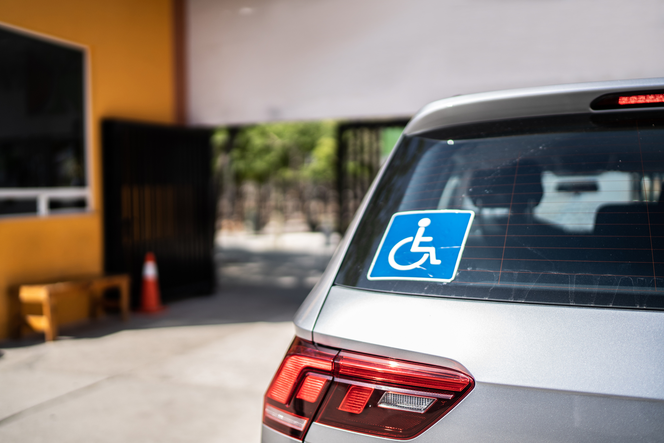 Gehandicapten parkeerplek