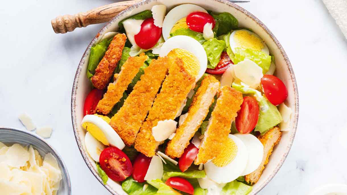 Recept van Lot Beukers Crispy Caeser salad