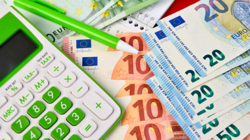 Euro geld rekenmachine